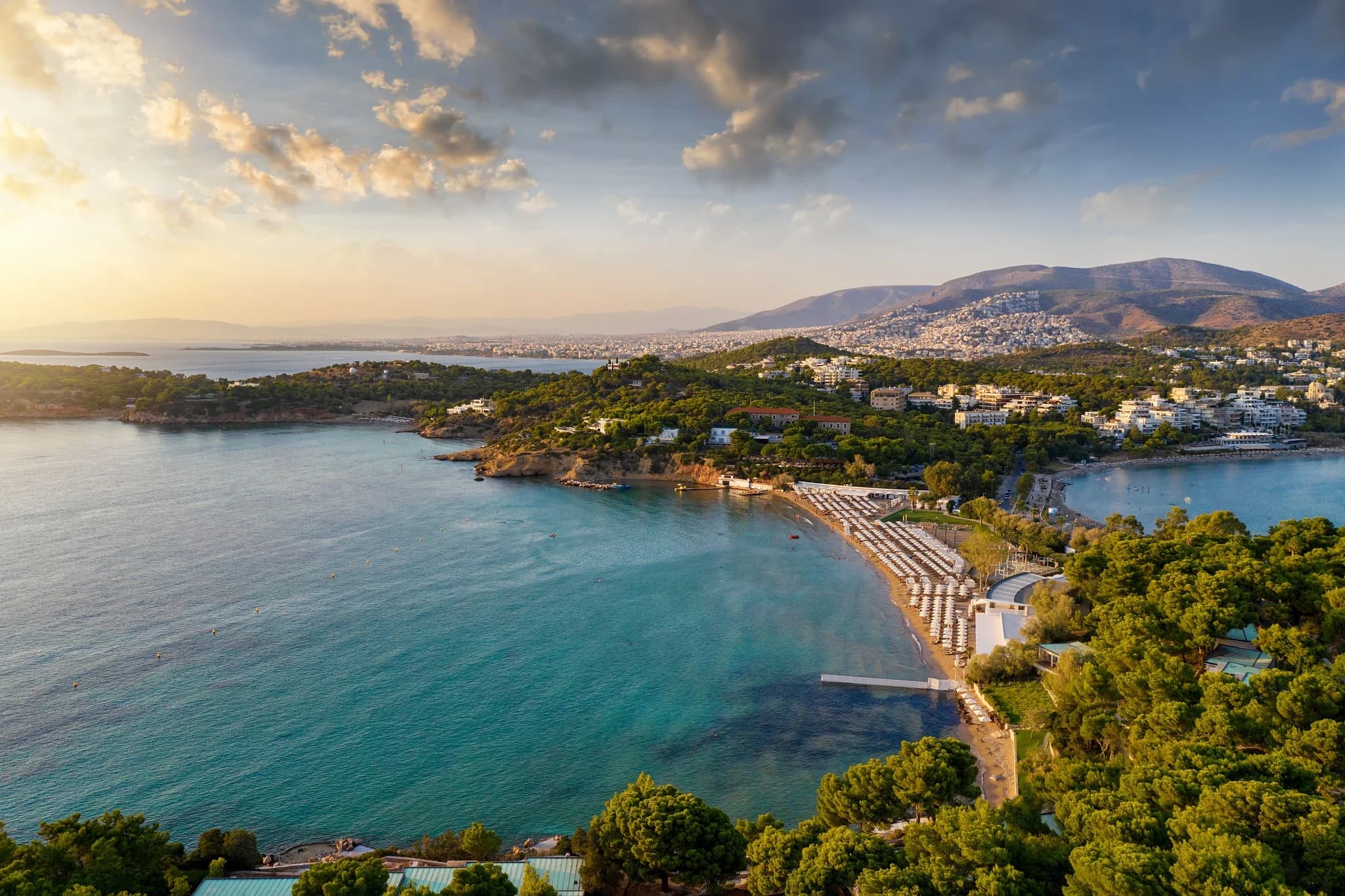 Glyfada coastline